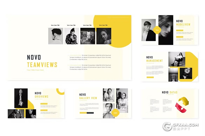 30页团队介绍商业计划书商务通用国外PPT模板5种配色 - 顶尖PPT