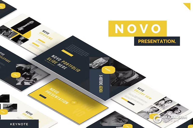 30页团队介绍商业计划书商务通用国外keynote模板5种配色 - 顶尖PPT