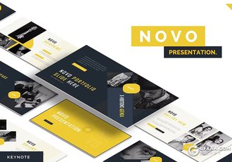 30页团队介绍商业计划书商务通用国外keynote模板5种配色 - 顶尖PPT