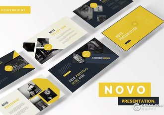 30页团队介绍商业计划书商务通用国外PPT模板5种配色 - 顶尖PPT