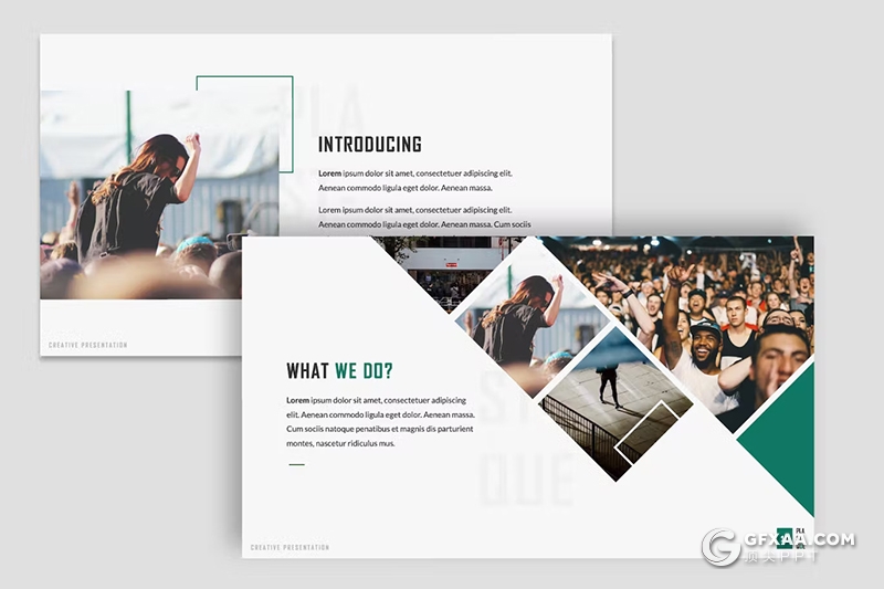 50页时尚精美团队介绍商务合作商业计划书商务通用国外PPT模板 - 顶尖PPT