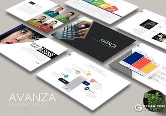 30页团队介绍商业计划书商务通用国外keynote模板 - 顶尖PPT