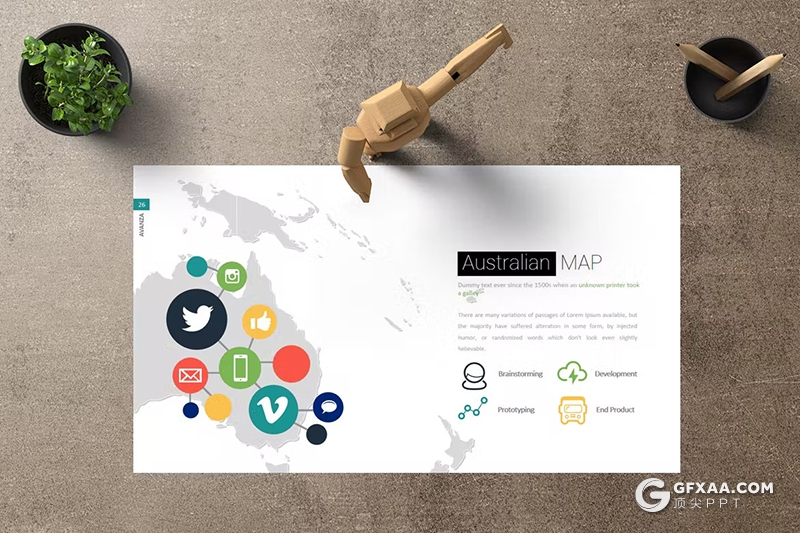 30页团队介绍商业计划书商务通用国外keynote模板 - 顶尖PPT