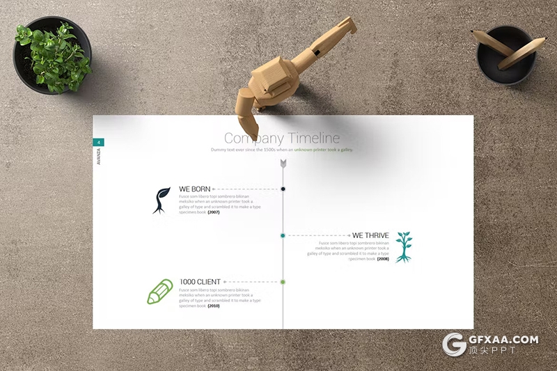 30页团队介绍商业计划书商务通用国外keynote模板 - 顶尖PPT