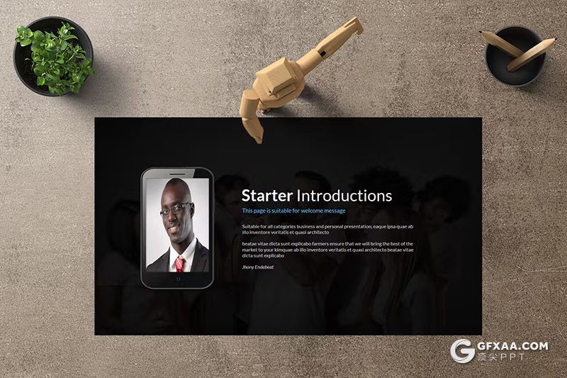 30页团队介绍商业计划书商务通用国外keynote模板 - 顶尖PPT