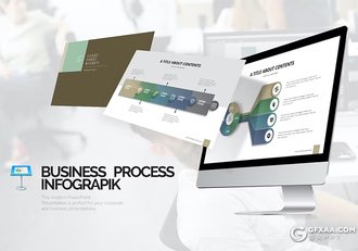 42页流程信息图形图表keynote模板 - 顶尖PPT