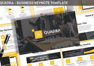 团队介绍商业计划书商务通用国外keynote模板3种配色2款尺寸 - 顶尖PPT