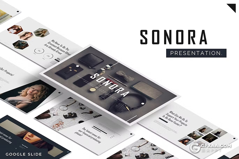 30页团队介绍商业计划书商务通用国外GoogleSlides模板5种配色 - 顶尖PPT