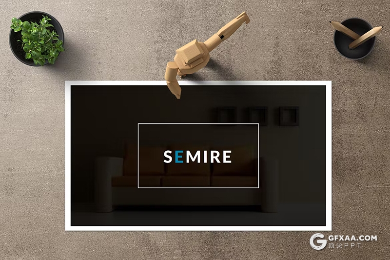 30页蓝黑色商务图形图表keynote模板 - 顶尖PPT