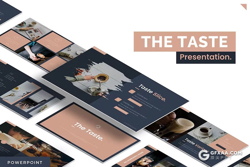 30页咖啡种类产量数据分析介绍国外PPT模板5种配色 - 顶尖PPT