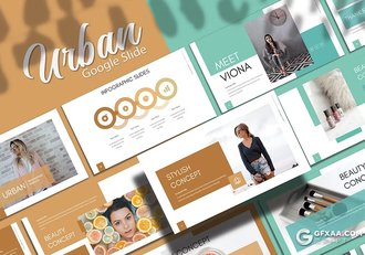 30页摄影图片展示产品展示通用国外GoogleSlides模板5种配色 - 顶尖PPT