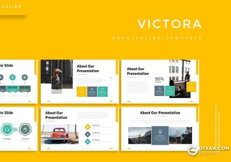 30页团队介绍商业计划书商务通国外GoogleSlides模板5种配色 - 顶尖PPT