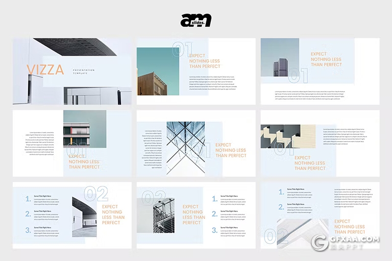 30页企业建筑工程项目展示国外团队介绍国外PPT模板 - 顶尖PPT