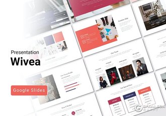 32页商务团队介绍商业计划书商务通用国外GoogleSlides模板5种配色 - 顶尖PPT