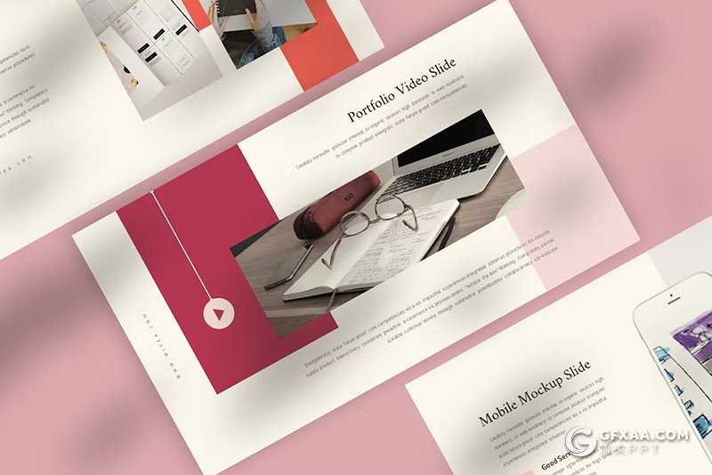 32页商务团队介绍商业计划书商务通用国外PPT模板5种配色 - 顶尖PPT