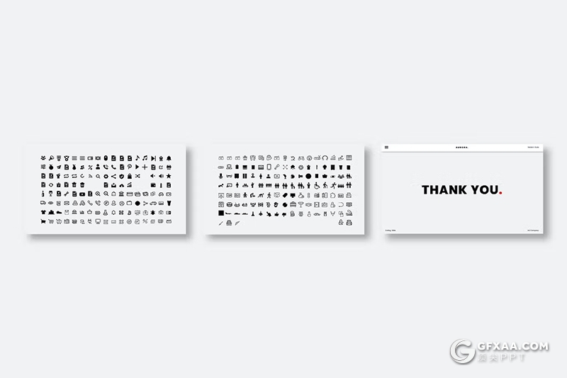 39页红色摄影图片展示团队介绍通用国外PPT模板 - 顶尖PPT