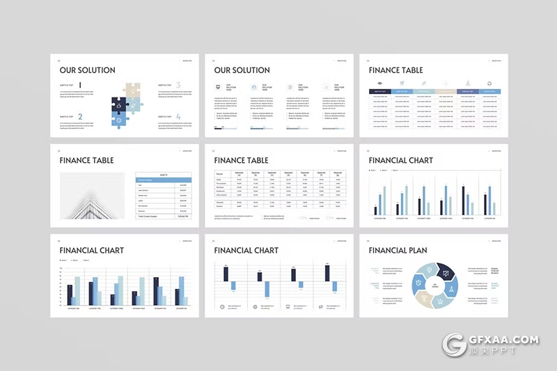 72页企业建筑工程项目展示数据汇报国外PPT模板 - 顶尖PPT
