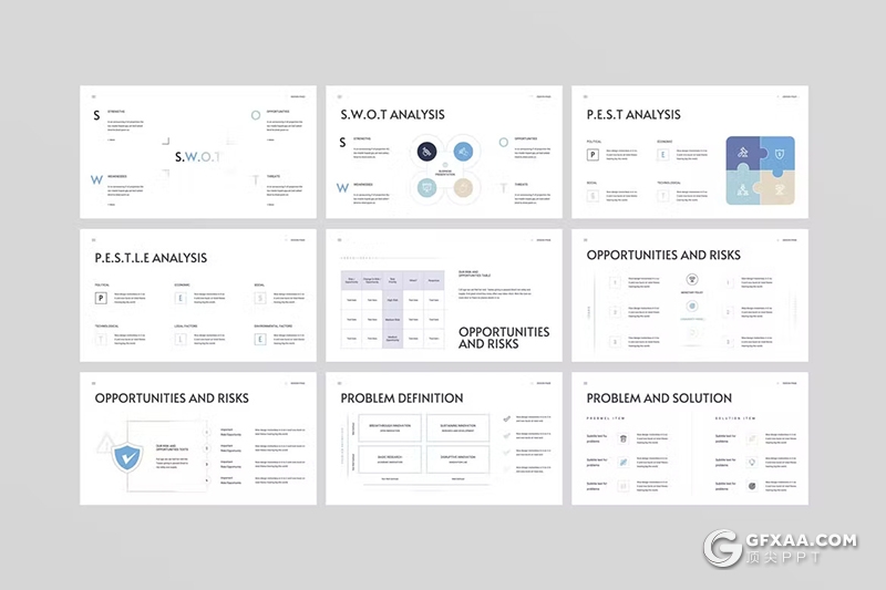 72页企业建筑工程项目展示数据汇报国外PPT模板 - 顶尖PPT