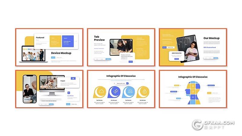 30页大学课堂教育演示宣传国外PPT模板 - 顶尖PPT