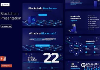 60页科技感互联网科技公司商业计划商务通用国外PPT模板 - 顶尖PPT