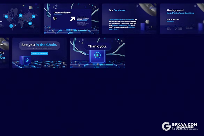 60页科技感互联网科技公司商业计划商务通用国外PPT模板 - 顶尖PPT