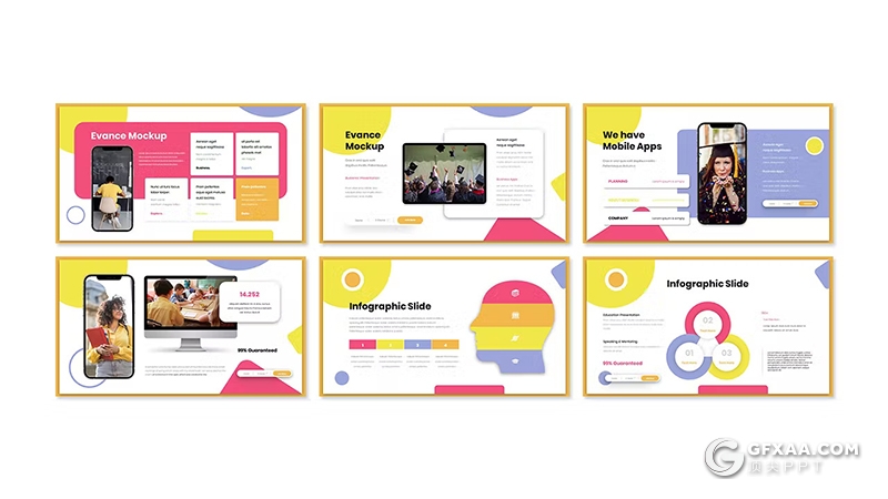 30页多色彩大学课堂教育演示宣传国外PPT模板 - 顶尖PPT