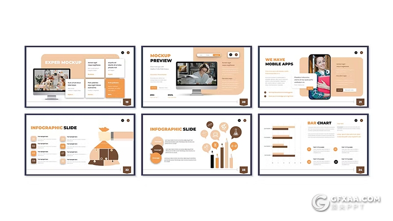 30页精美时尚大学教育课堂演示宣传国外PPT模板 - 顶尖PPT