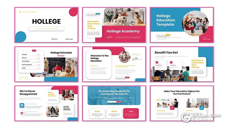 30页少儿培训教育机构国外PPT模板 - 顶尖PPT