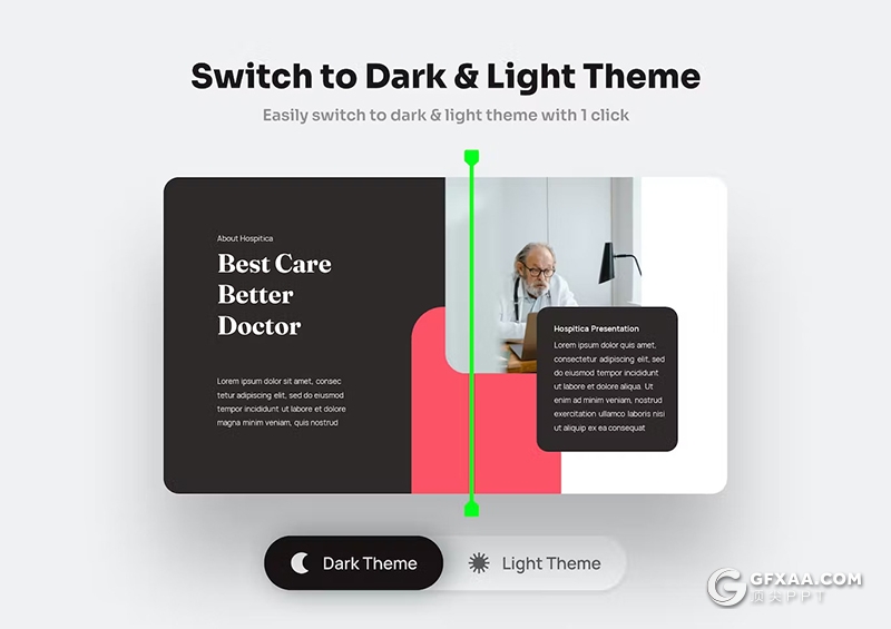 40页医学医疗研究报告医学团队展示国外PPT模板 - 顶尖PPT
