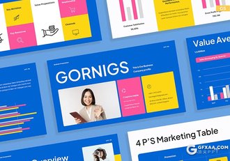 27页蓝黄公司简介团队介绍商业计划书商业通用国外PPT模板 - 顶尖PPT