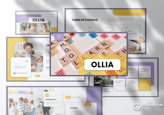 30页少儿培训教育机构国外PPT模板 - 顶尖PPT