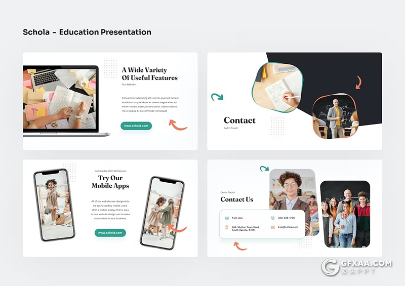 41页精美大气少儿培训教育机构国外PPT模板 - 顶尖PPT
