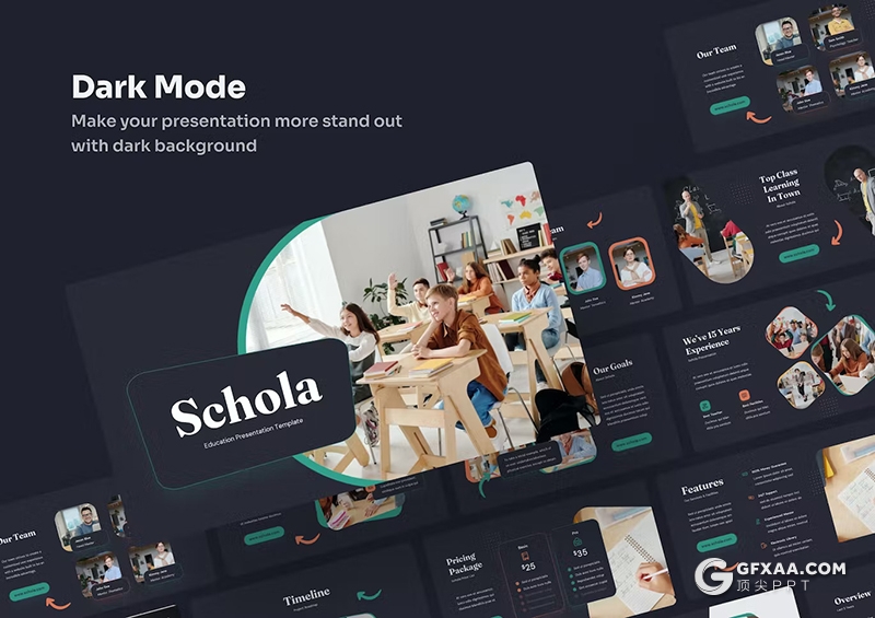 41页精美大气少儿培训教育机构国外PPT模板 - 顶尖PPT