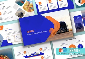 36页蓝色精美大气时尚商业计划书团队介绍商业通用国外PPT模板 - 顶尖PPT