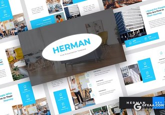 36页蓝色企业介绍商业计划书商务通用国外keynote模板 - 顶尖PPT