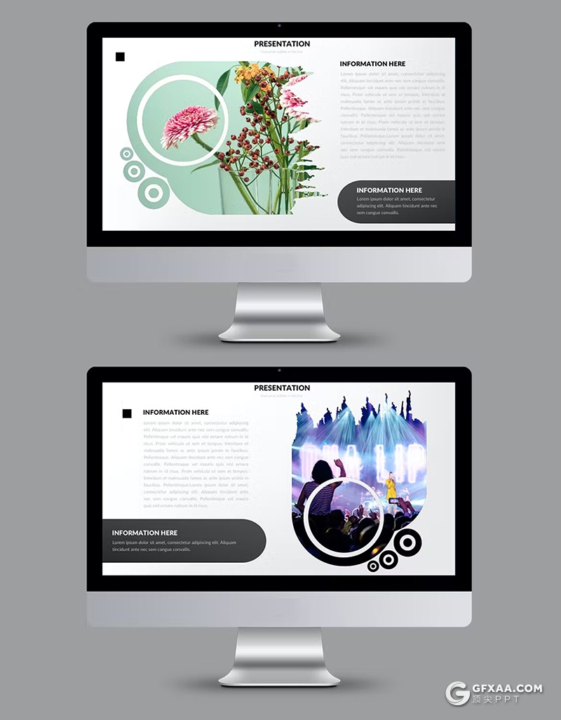 35页艺术风时尚精美摄影图片展示通用国外PPT模板 - 顶尖PPT