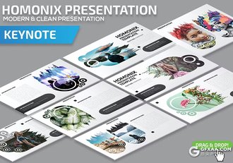 35页艺术风时尚精美摄影图片展示通用国外keynote模板 - 顶尖PPT