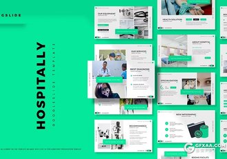 30页医院医疗行业医学研究主题国外GoogleSlides模板 - 顶尖PPT