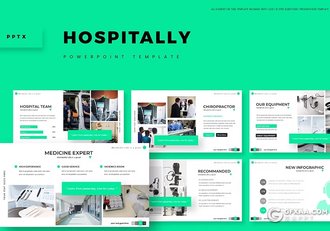 30页医院医疗行业医学研究主题国外PPT模板 - 顶尖PPT