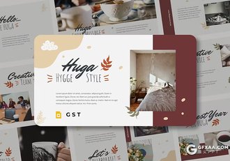 30页咖啡主题介绍宣传公司年终总结国外GoogleSlides模板 - 顶尖PPT