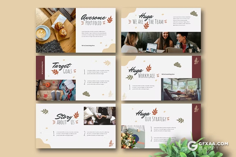 30页咖啡主题介绍宣传公司年终总结国外keynote模板 - 顶尖PPT