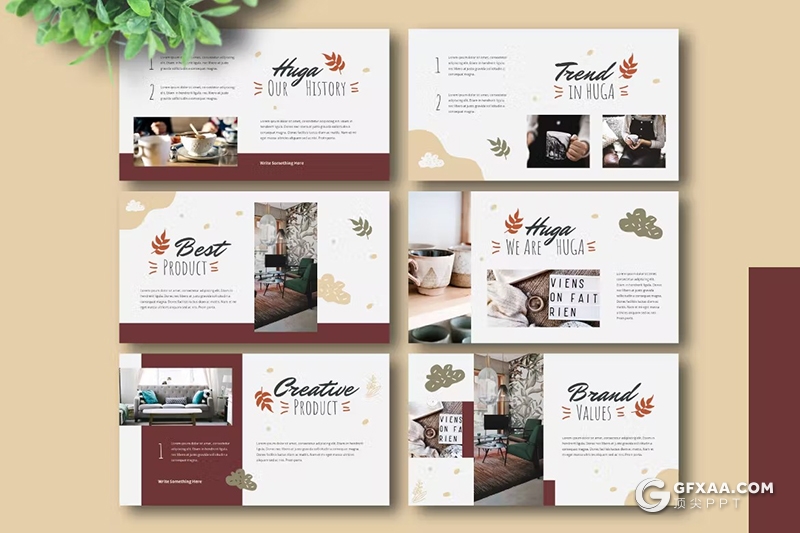 30页咖啡主题介绍宣传公司年终总结国外keynote模板 - 顶尖PPT