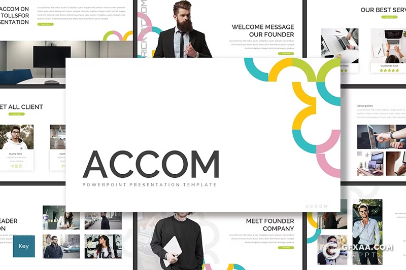 30页商业计划书商务通用国外PPT模板5种配色 - 顶尖PPT