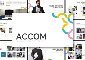 30页商业计划书商务通用国外PPT模板5种配色 - 顶尖PPT