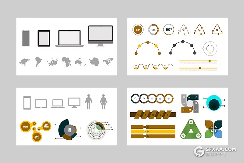 40页大气精美摄影图片展示模特展示通用国外PPT模板 - 顶尖PPT