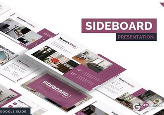30页简约家居产品展示国外GoogleSlides模板5种配色 - 顶尖PPT