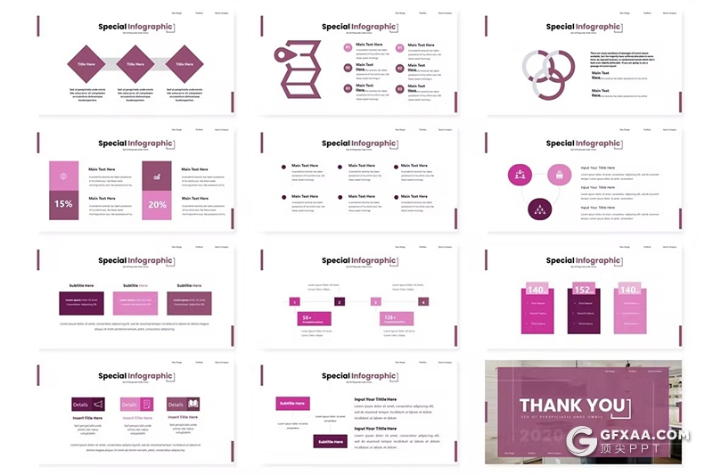 30页简约家居产品展示国外KeyNote模板5种配色 - 顶尖PPT