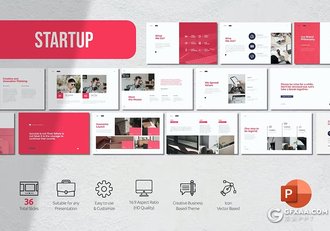 44页团队介绍家居产品设计展示国外PPT模板 - 顶尖PPT