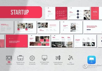 44页团队介绍家居产品设计展示国外KeyNote模板 - 顶尖PPT