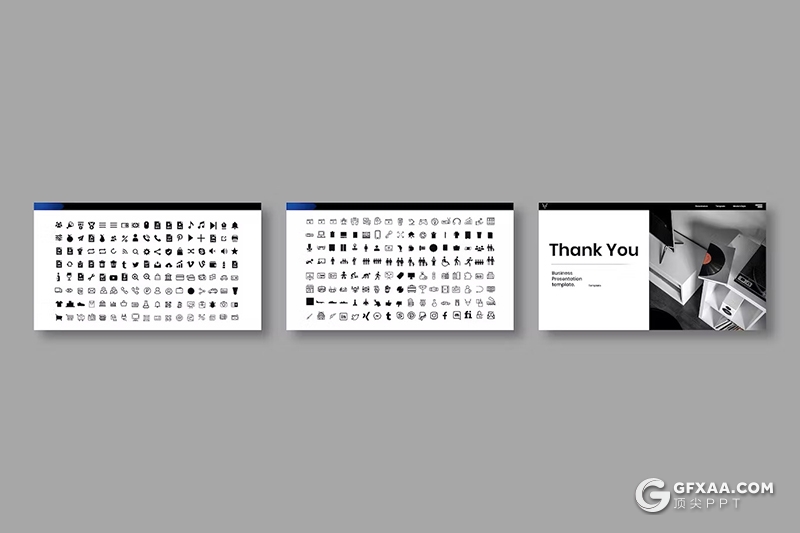 39页大气精美商务团队介绍商业计划书商务通用国外PPT模板 - 顶尖PPT